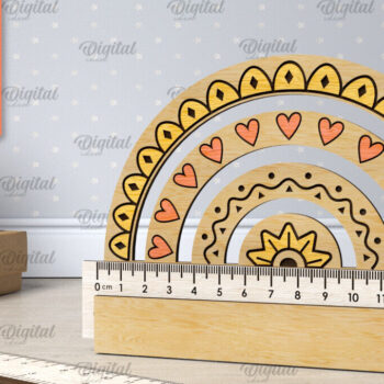 Intra απο ξύλο plywood 3mm-4mm πάχος παιδικών σχολικών χάρακες Δίασταση 30x20 cm INTRAFABR-107625930 - Image 7