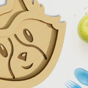 Intra απο ξύλο plywood 3mm-4mm πάχος Παιδική πλάκα κοπής με λέιζερ Δίασταση 30x20 cm INTRAFABR-78787042 - Image 1