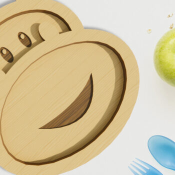 Intra απο ξύλο plywood 3mm-4mm πάχος Παιδική πλάκα κοπής με λέιζερ Δίασταση 30x20 cm INTRAFABR-79049388 - Image 1