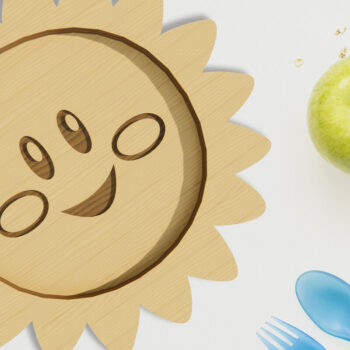 Intra απο ξύλο plywood 3mm-4mm πάχος Παιδική πλάκα κοπής με λέιζερ Δίασταση 30x20 cm INTRAFABR-78787024 - Image 1