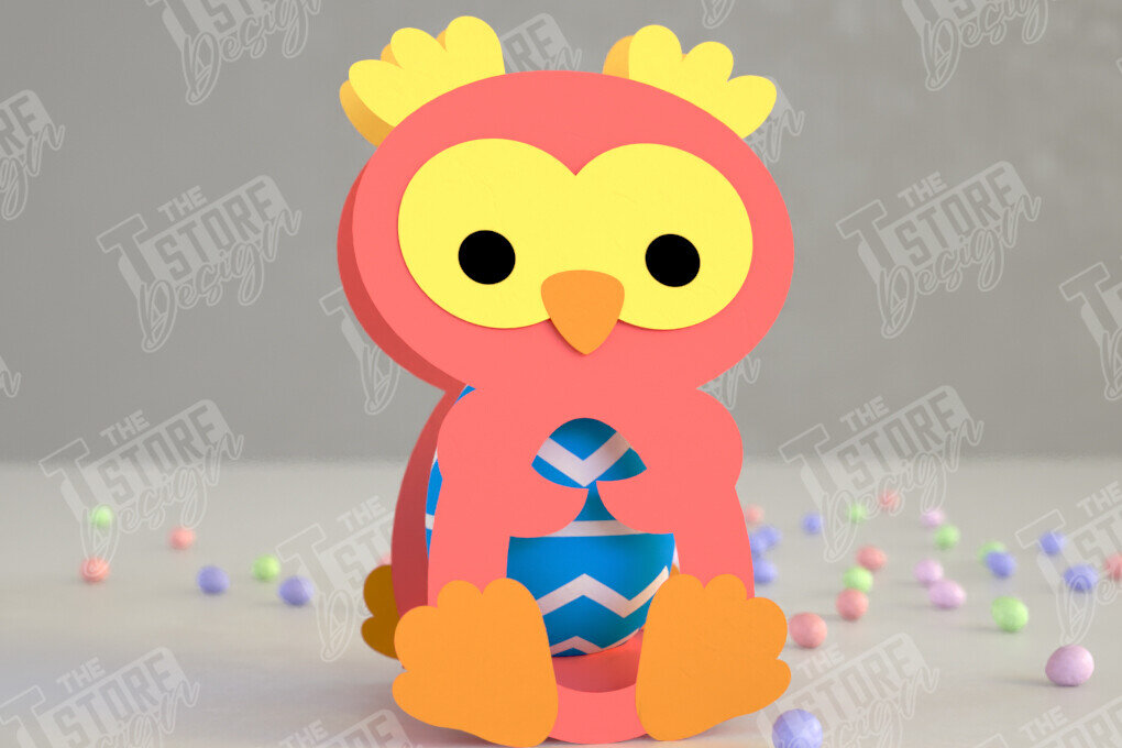 Intra απο ξύλο plywood 3mm-4mm πάχος Σοκολατένια Αυγοθήκη | Χάρτινη Αυγοθήκη Δίασταση 15x15 cm INTRAFABR-117881205