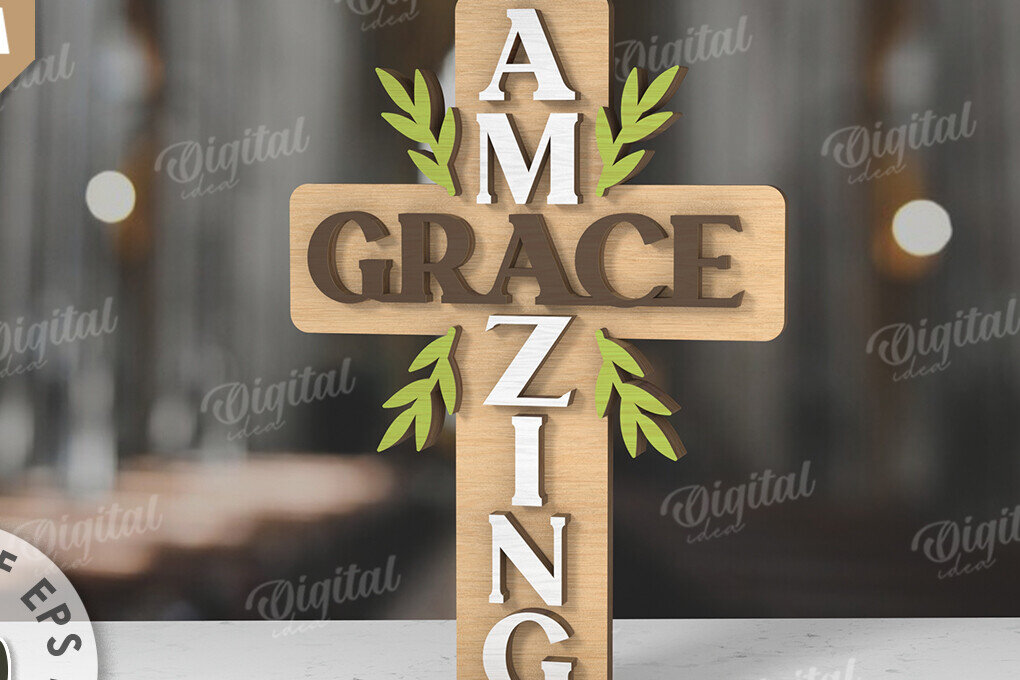 Intra απο ξύλο plywood 3mm-4mm πάχος Δέσμη κοπής με λέιζερ Christian Crosses Δίασταση 30x20 cm INTRAFABR-118767291 - Image 10