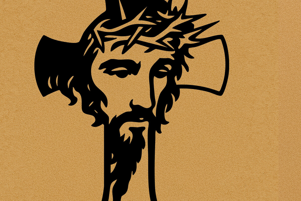 Intra απο ξύλο plywood 3mm-4mm πάχος κοπής με λέιζερ Christian Crosses Δίασταση 15x15 cm INTRAFABR-119872153