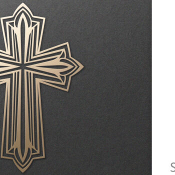 Intra απο ξύλο plywood 3mm-4mm πάχος Christian Faith Cross . Crucifix Δίασταση 7x7 cm INTRAFABR-106001417 - Image 1