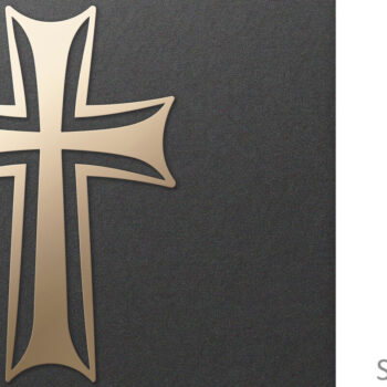 Intra απο ξύλο plywood 3mm-4mm πάχος Christian Faith Cross . Crucifix Δίασταση 7x7 cm INTRAFABR-106001381 - Image 1