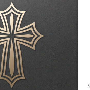 Intra απο ξύλο plywood 3mm-4mm πάχος Christian Faith Cross . Crucifix Δίασταση 7x7 cm INTRAFABR-106000881 - Image 1
