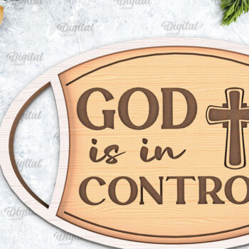 Intra απο ξύλο plywood 3mm-4mm πάχος Δίσκοι σερβιρίσματος Christian κοπής με λέιζερ Δίασταση 30x20 cm INTRAFABR-94235143 - Image 2