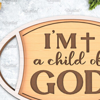 Intra απο ξύλο plywood 3mm-4mm πάχος Δίσκοι σερβιρίσματος Christian κοπής με λέιζερ Δίασταση 30x20 cm INTRAFABR-94235143 - Image 5