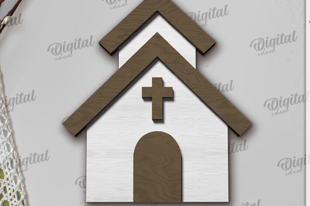 Intra απο ξύλο plywood 3mm-4mm πάχος Χριστιανικό Διακόσμηση Δίσκων με Επίπεδη Δίασταση 30×20 cm INTRAFABR-119902072