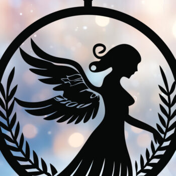 Intra απο ξύλο plywood 3mm-4mm πάχος Cut Christmas Angels Δίασταση 15x15 cm INTRAFABR-109747389 - Image 7