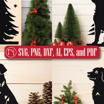 Intra απο ξύλο plywood 3mm-4mm πάχος Χριστουγεννιάτικο Στολίδι Ζώων Δίασταση 4x4 cm INTRAFABR-82519975 - Image 4