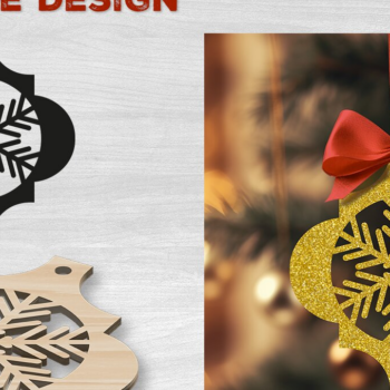 Intra απο ξύλο plywood 3mm-4mm πάχος Χριστουγεννιάτικο αραβικό στολίδι Δίασταση 4x4 cm INTRAFABR-82944772 - Image 1