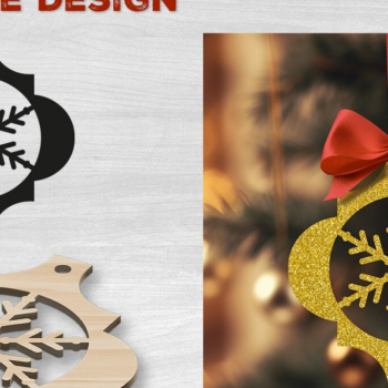 Intra απο ξύλο plywood 3mm-4mm πάχος Χριστουγεννιάτικο αραβικό στολίδι Δίασταση 4x4 cm INTRAFABR-82944870 - Image 1