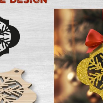 Intra απο ξύλο plywood 3mm-4mm πάχος Χριστουγεννιάτικο αραβικό στολίδι Δίασταση 4x4 cm INTRAFABR-82944918 - Image 1