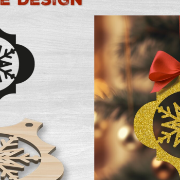 Intra απο ξύλο plywood 3mm-4mm πάχος Χριστουγεννιάτικο αραβικό στολίδι Δίασταση 4x4 cm INTRAFABR-82944071 - Image 1