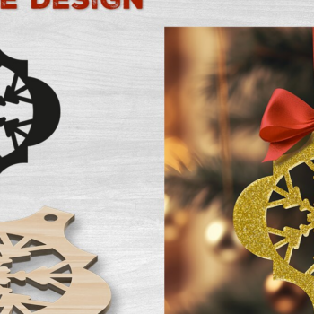 Intra απο ξύλο plywood 3mm-4mm πάχος Χριστουγεννιάτικο αραβικό στολίδι Δίασταση 4x4 cm INTRAFABR-82943981 - Image 1