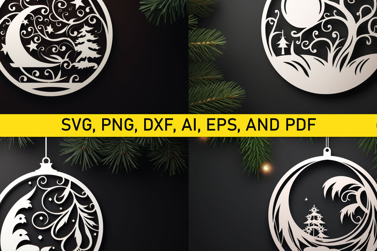 Intra απο ξύλο plywood 3mm-4mm πάχος Χριστουγεννιάτικη μπάλα με κομμένο με λέιζερ Δίασταση 8x8 cm INTRAFABR-81703819