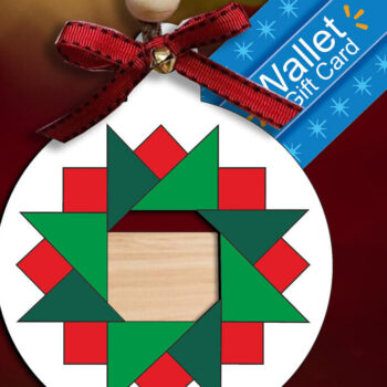 Intra απο ξύλο plywood 3mm-4mm πάχος Χριστουγεννιάτικη κάρτα δώρου πάπλωμα αχυρώνα Money Δίασταση 4x4 cm INTRAFABR-105810682 - Image 3
