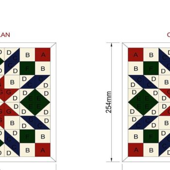 Intra απο ξύλο plywood 3mm-4mm πάχος Χριστουγεννιάτικο Πάπλωμα Barn Πάπλωμα Noel Tree Δίασταση 30x20 cm INTRAFABR-41863987 - Image 3