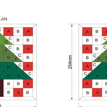 Intra απο ξύλο plywood 3mm-4mm πάχος Χριστουγεννιάτικο Πάπλωμα Barn Πάπλωμα Noel Tree Δίασταση 30x20 cm INTRAFABR-41863987 - Image 5