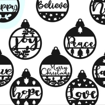 Intra απο ξύλο plywood 3mm-4mm πάχος Χριστουγεννιάτικο μπιχλιμπίδι Δίασταση 8x8 cm INTRAFABR-37297263 - Image 1