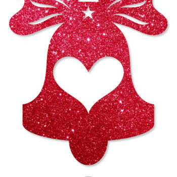 Intra απο ξύλο plywood 3mm-4mm πάχος Χριστουγεννιάτικο κουδούνι Δίασταση 15x15 cm INTRAFABR-9980801 - Image 2