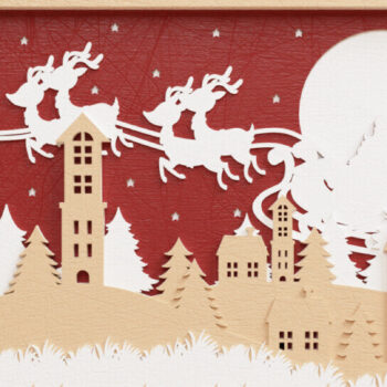 Intra απο ξύλο plywood 3mm-4mm πάχος Christmas BG 3D Cut File | ΔΕΜΑ | Δίασταση 40x40 cm INTRAFABR-77190573 - Image 2