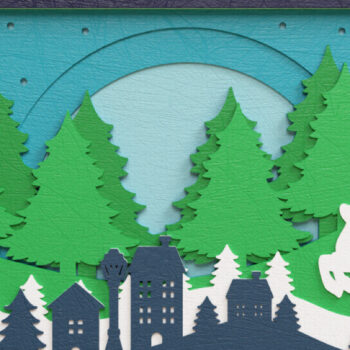 Intra απο ξύλο plywood 3mm-4mm πάχος Christmas BG 3D Cut File | ΔΕΜΑ | Δίασταση 40x40 cm INTRAFABR-77190573 - Image 3