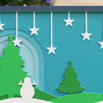 Intra απο ξύλο plywood 3mm-4mm πάχος Christmas BG 3D Cut File | ΔΕΜΑ | Δίασταση 40x40 cm INTRAFABR-77190351 - Image 4