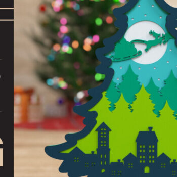 Intra απο ξύλο plywood 3mm-4mm πάχος Christmas BG 3D Cut File | ΔΕΜΑ | Δίασταση 40x40 cm INTRAFABR-77190351 - Image 5