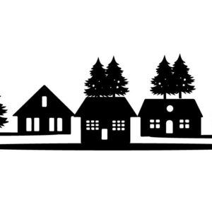 Intra απο ξύλο plywood 3mm-4mm πάχος Χριστουγεννιάτικο Μεγάλο Δασικό Σπίτι Δίασταση 15x15 cm INTRAFABR-105492059