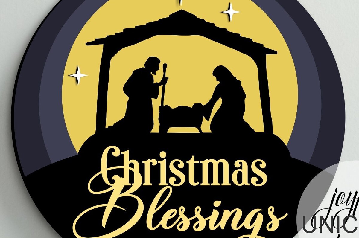 Intra απο ξύλο plywood 3mm-4mm πάχος Στρογγυλή πινακίδα ευλογιών Χριστουγέννων Δίασταση 30x30 cm INTRAFABR-79220311