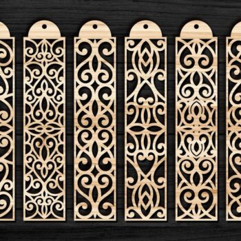Intra απο ξύλο plywood 3mm-4mm πάχος Χριστουγεννιάτικη δέσμη σελιδοδεικτών κοπής με λέιζερ Δίασταση 8x8 cm INTRAFABR-73740773 - Image 3
