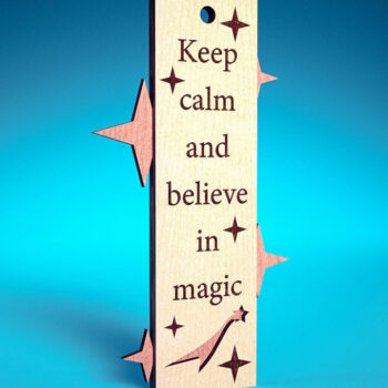 Intra απο ξύλο plywood 3mm-4mm πάχος Χριστουγεννιάτικο σελιδοδείκτη | Βιβλίο Δίασταση 15x15 cm INTRAFABR-71698434 - Image 1