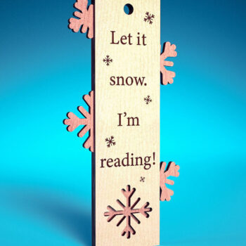 Intra απο ξύλο plywood 3mm-4mm πάχος Χριστουγεννιάτικο σελιδοδείκτη | Βιβλίο Δίασταση 15x15 cm INTRAFABR-71697838 - Image 1