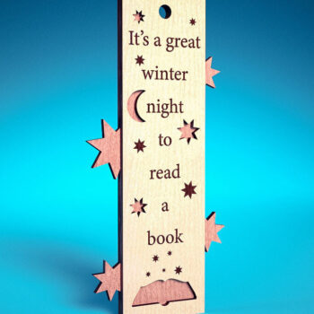 Intra απο ξύλο plywood 3mm-4mm πάχος Χριστουγεννιάτικο σελιδοδείκτη | Βιβλίο Δίασταση 15x15 cm INTRAFABR-71697937 - Image 1