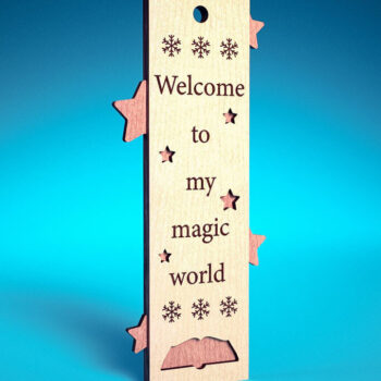 Intra απο ξύλο plywood 3mm-4mm πάχος Χριστουγεννιάτικο σελιδοδείκτη | Βιβλίο Δίασταση 15x15 cm INTRAFABR-71698165 - Image 1