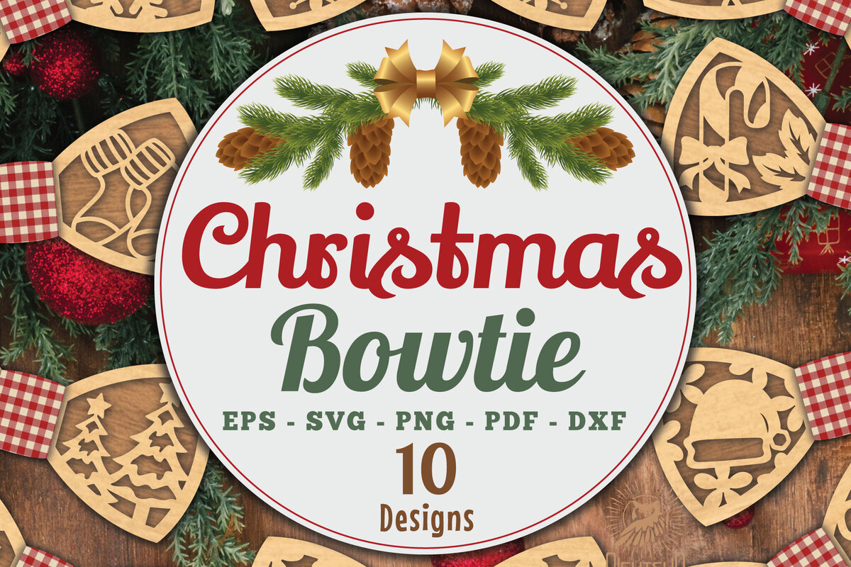 Intra απο ξύλο plywood 3mm-4mm πάχος Χριστουγεννιάτικο παπιγιόν Δίασταση 15x15 cm INTRAFABR-112075672