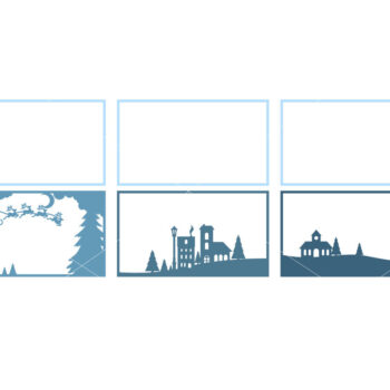 Intra απο ξύλο plywood 3mm-4mm πάχος CHRISTMAS Box κοπής με λέιζερ πολλαπλών στρώσεων Δίασταση 15x15 cm INTRAFABR-20482433 - Image 4