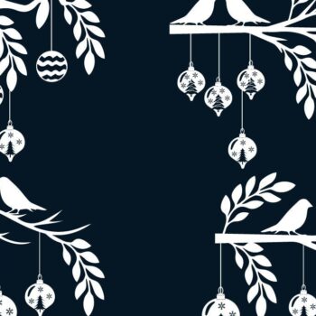 Intra απο ξύλο plywood 3mm-4mm πάχος Χριστουγεννιάτικο Κλαδί στολίδι Πουλί Δίασταση 8x8 cm INTRAFABR-40542404 - Image 1