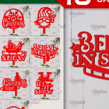 Intra απο ξύλο plywood 3mm-4mm πάχος Χριστουγεννιάτικο Cake κοπής με λέιζερ Δίασταση 15x15 cm INTRAFABR-104181654 - Image 1