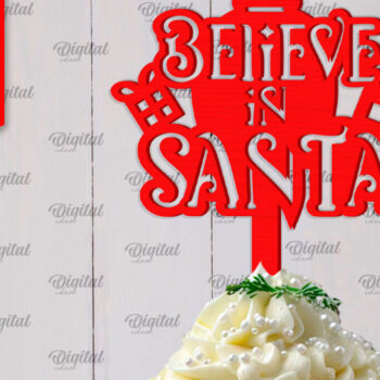 Intra απο ξύλο plywood 3mm-4mm πάχος Χριστουγεννιάτικο Cake κοπής με λέιζερ Δίασταση 15x15 cm INTRAFABR-104181654 - Image 5