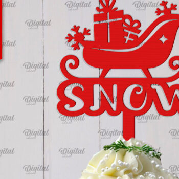 Intra απο ξύλο plywood 3mm-4mm πάχος Χριστουγεννιάτικο Cake κοπής με λέιζερ Δίασταση 15x15 cm INTRAFABR-104181654 - Image 11