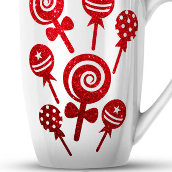 Intra απο ξύλο plywood 3mm-4mm πάχος Christmas Candy , Sublimation Δίασταση 15x15 cm INTRAFABR-10012948 - Image 2