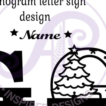 Intra απο ξύλο plywood 3mm-4mm πάχος Χριστουγεννιάτικο μονόγραμμα με κεφαλαίο γράμμα G Δίασταση 30x20 cm INTRAFABR-79721479 - Image 3