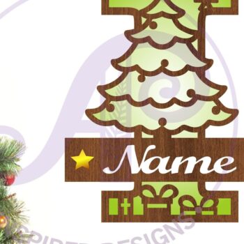 Intra απο ξύλο plywood 3mm-4mm πάχος Χριστουγεννιάτικο μονόγραμμα με κεφαλαίο γράμμα I Δίασταση 30x20 cm INTRAFABR-79721513 - Image 1