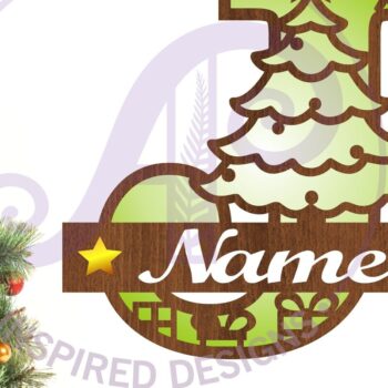 Intra απο ξύλο plywood 3mm-4mm πάχος Χριστουγεννιάτικο μονόγραμμα με κεφαλαίο γράμμα J Δίασταση 30x20 cm INTRAFABR-79721529 - Image 1