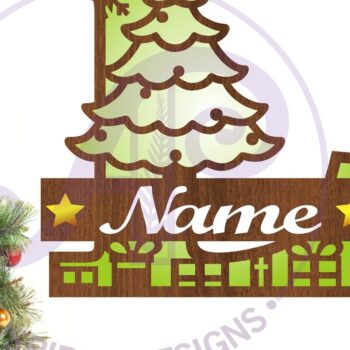 Intra απο ξύλο plywood 3mm-4mm πάχος Χριστουγεννιάτικο μονόγραμμα με κεφαλαίο γράμμα L Δίασταση 30x20 cm INTRAFABR-79721561 - Image 1