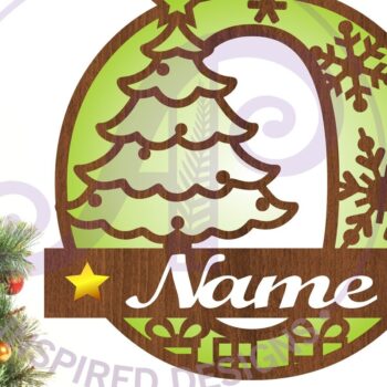 Intra απο ξύλο plywood 3mm-4mm πάχος Χριστουγεννιάτικο μονόγραμμα με κεφαλαίο γράμμα O Δίασταση 30x20 cm INTRAFABR-79721682 - Image 1