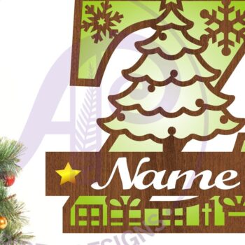 Intra απο ξύλο plywood 3mm-4mm πάχος Χριστουγεννιάτικο μονόγραμμα με κεφαλαίο γράμμα Z Δίασταση 30x20 cm INTRAFABR-79721891 - Image 1